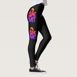 Leggings Journée de football féminin enflammée