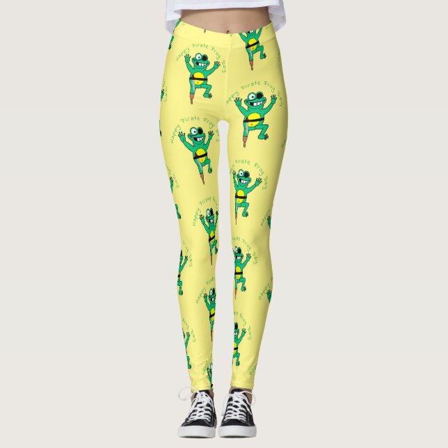 Leggings Joyeuse journée de la grenouille pirate Thunder_Co (Devant)