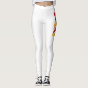 Leggings Joyeux 100 Jours De Crayon Scolaire