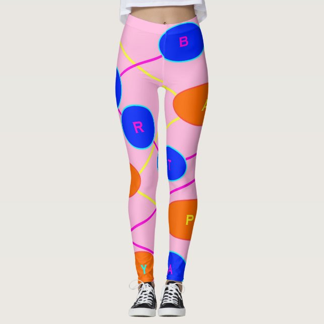 Leggings Joyeux anniversaire (Devant)