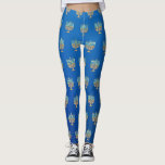 Leggings Joyeux Chanoukah ! Menorah<br><div class="desc">Joyeux Chanoukah ! Menorah Leggings</div>