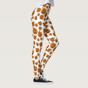 Leggings Joyeux Halloween jack-o-lanterne citrouilles Leggi