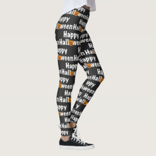 Leggings Joyeux Halloween spooktacular citrouille Jack-lant