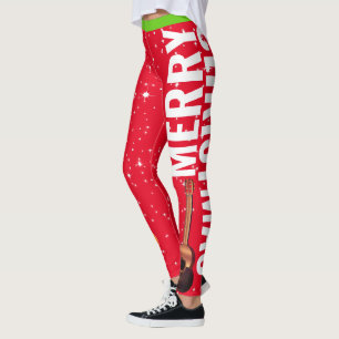 Leggings Joyeux Noël étoilé Marac et Cuatro (modifiable)