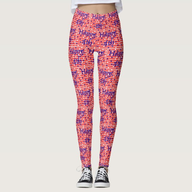 Leggings Joyeux quatrième (Devant)
