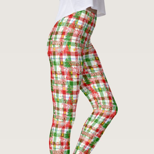 Leggings Joyeux tatan décoratif de Noël (Créateur téléchargé)