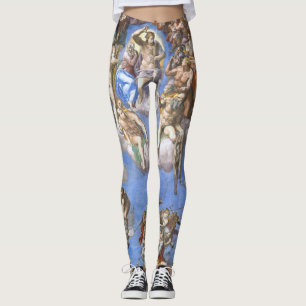 Leggings Jugement dernier De La Chapelle Sixtine Par Michel