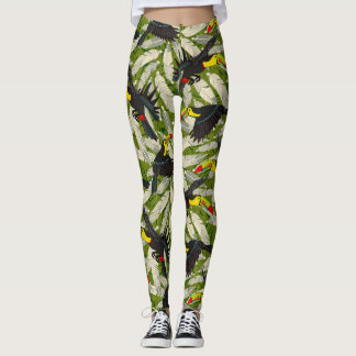 Leggings jungle toucane