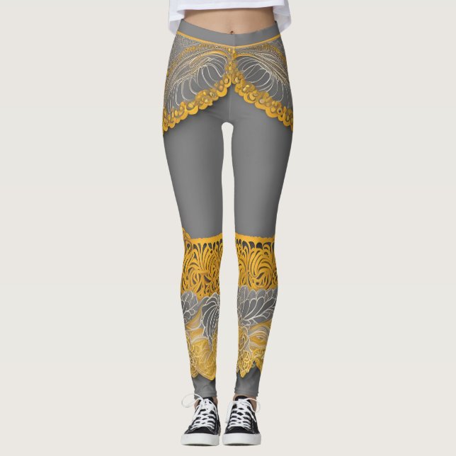 Leggings Jupe Moi sur Lace AI art  (Devant)