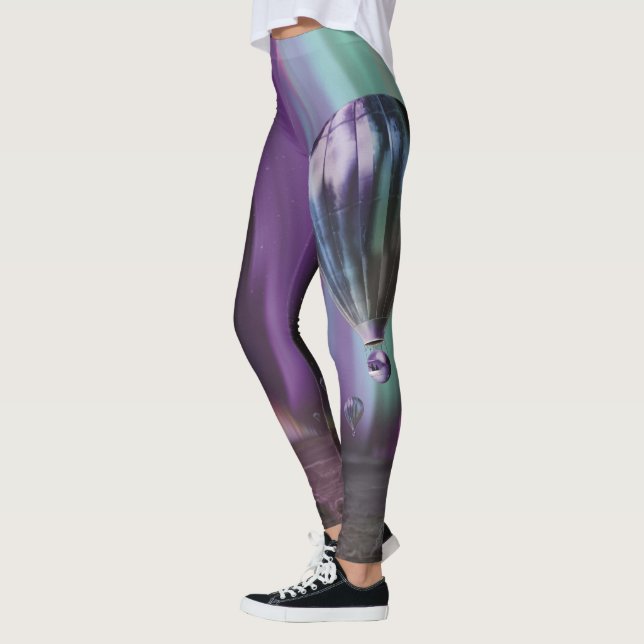 Leggings Jupiter Travel by Hot Air Balloon Bighty Aurora (Gauche)