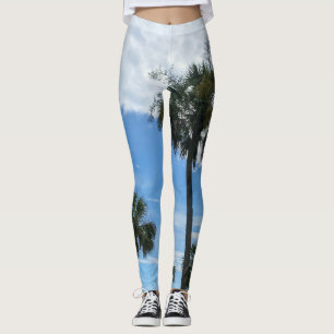 Leggings Juste des palmiers
