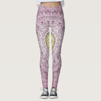 Kaleidoscope bleu rouge et vert Leggin Capri