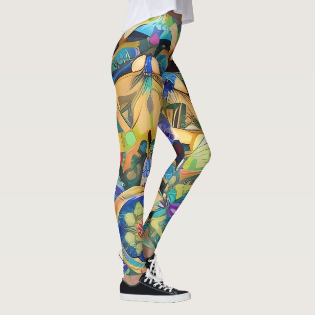 Leggings Kaleidoscope cosmique (Droite)