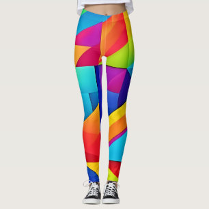 Leggings Kaleidoscope couleur géométrique