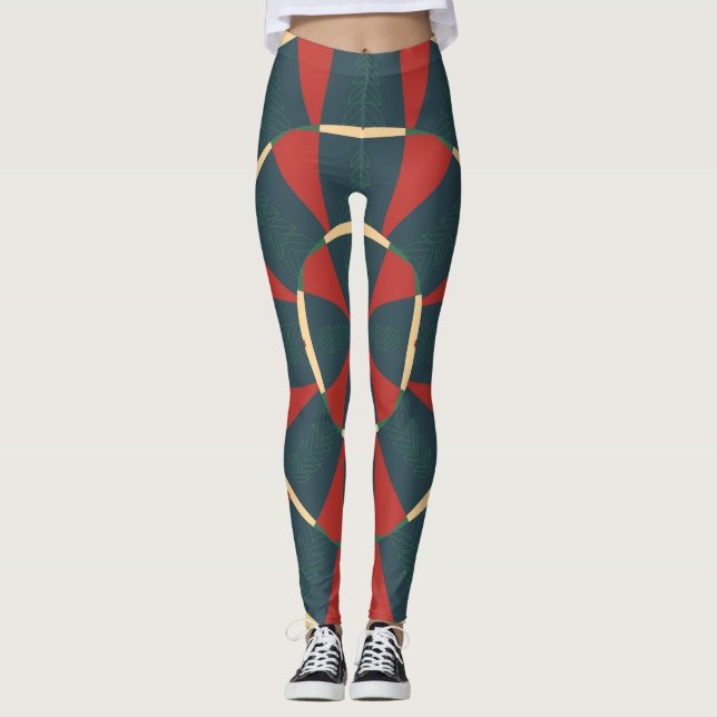 Leggings Kaléidoscope de Mandalaic (Devant)
