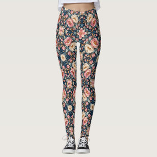 Leggings Kaleidoscope Floral Moderne Symétrique