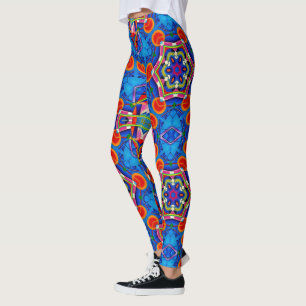 Leggings  Kaléidoscope peinture à l’huile multicolore