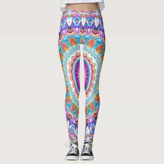 Leggings Kaleidoscope Violet Mandala
