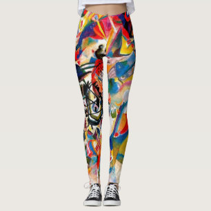 Leggings Kandinsky Composition VII Peinture Abstraite