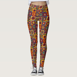 Leggings Kandinsky Farbstudie Quadrate Carrés colorés