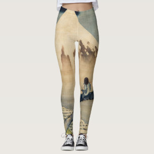 Leggings Katsushika Hokusai - Garçon regardant le Mont Fuji
