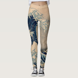 Leggings Katsushika Hokusai. La Grande Vague au large de Ka