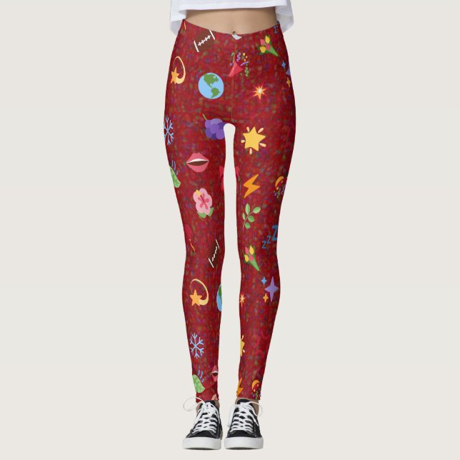 Leggings  kawaii pattern  (Devant)