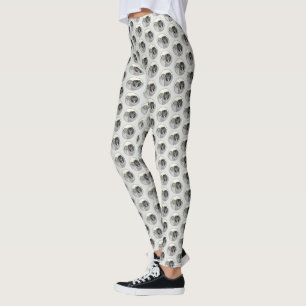 Leggings Keeshond Graphics Keeshond Maman et son