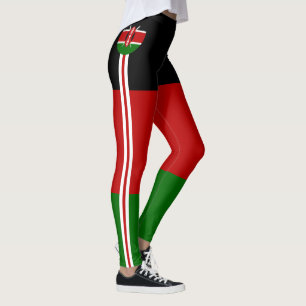 Leggings Kenya mode & Kenyan Drapeau Voyage / ventilateur s