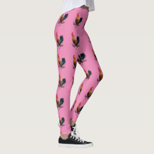 Leggings Key West - Rooster tzigane