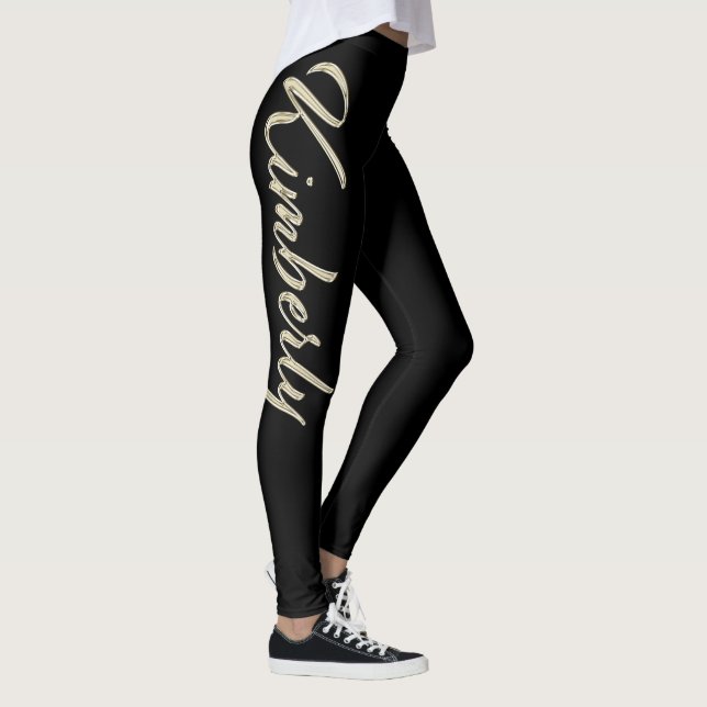 Leggings Kimberly or blanc Handwriting Hose (Droite)