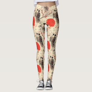 Leggings Kimono Couple Sakura Romantique Motif (3)