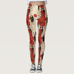 Leggings Kimono Couple Sakura Romantique Motif (4)