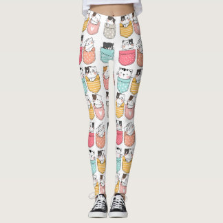 Leggings Kitties dans les poches