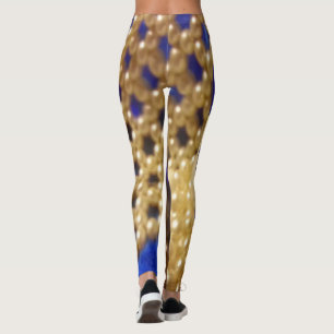 Leggings Kitty bleu