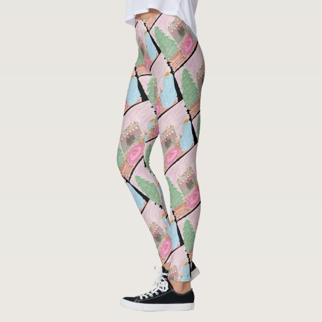 Leggings Kitty-mas Mischief (Gauche)