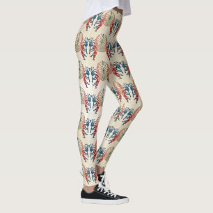 Leggings KOKOPELLI/HOMME DANS LE LABYRINTHE coloré + vos