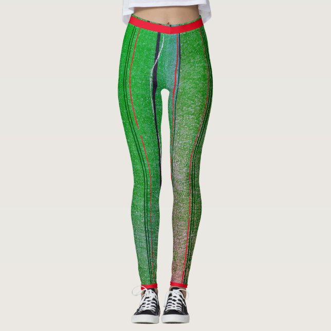 LEGGINGS KORIN JAPONAIS WOODBLOCK MOTIF IMPRIMÉ LÉGINES (Devant)