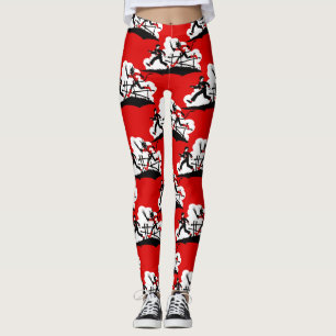 Leggings krampus de Noël