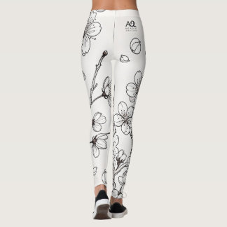 Leggings La beauté délicate des fleurs de cerisiers