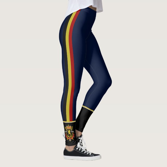 Leggings La Belgique barre le drapeau (Droite)