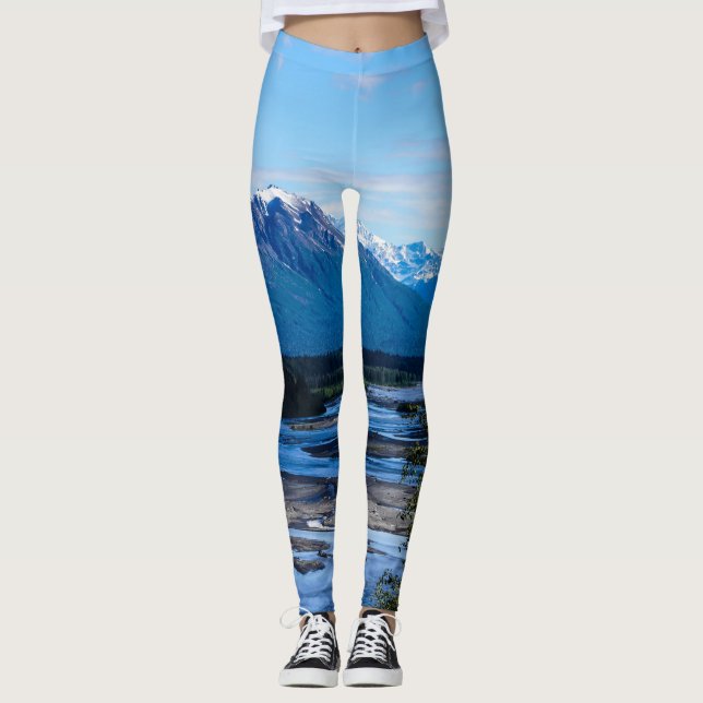 Leggings La chaîne de montagnes de Denali (Devant)