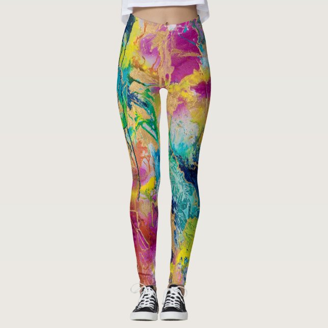 Leggings "La couleur guêtres de joie" par MaryLea Harris (Devant)