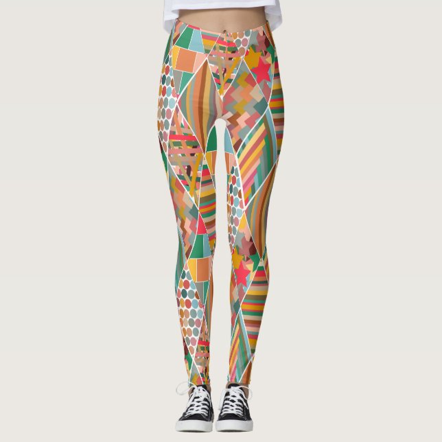 Leggings La courtepointe Boho Crazy (Devant)