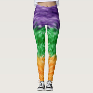 Leggings La cravate meurent des guêtres de mardi gras
