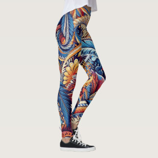 Leggings la culture samoane, polynésienne inspirée