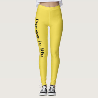 Leggings La danse est des guêtres de la vie