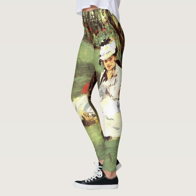Leggings La famille Monet dans son jardin Edouard Manet (Gauche)