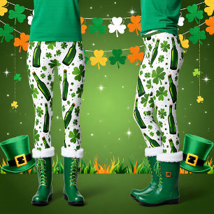Leggings La Fête de la Saint-Patrick Shamrock & Schláinte
