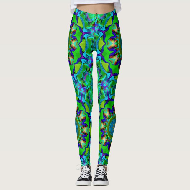 Leggings La folie verte (Devant)